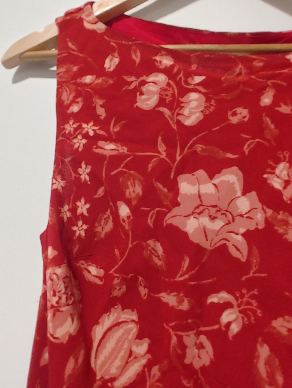 Reformation Prescott Dress in Red Floral Sleeveless Maxi Size Medium - Picture 7 of 11